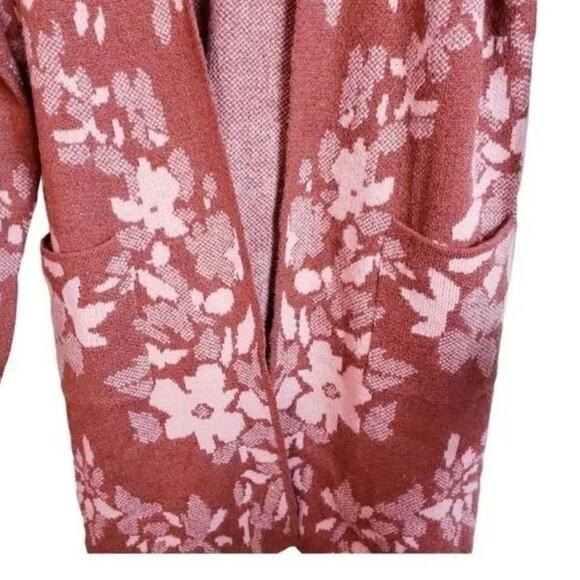 FORTUNE & IVY Duster Cardigan Long Sleeves Sweater Boho Size Large New w/o Tag - Picture 12 of 12